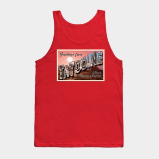 Tatooine Travel Postcard Tank Top